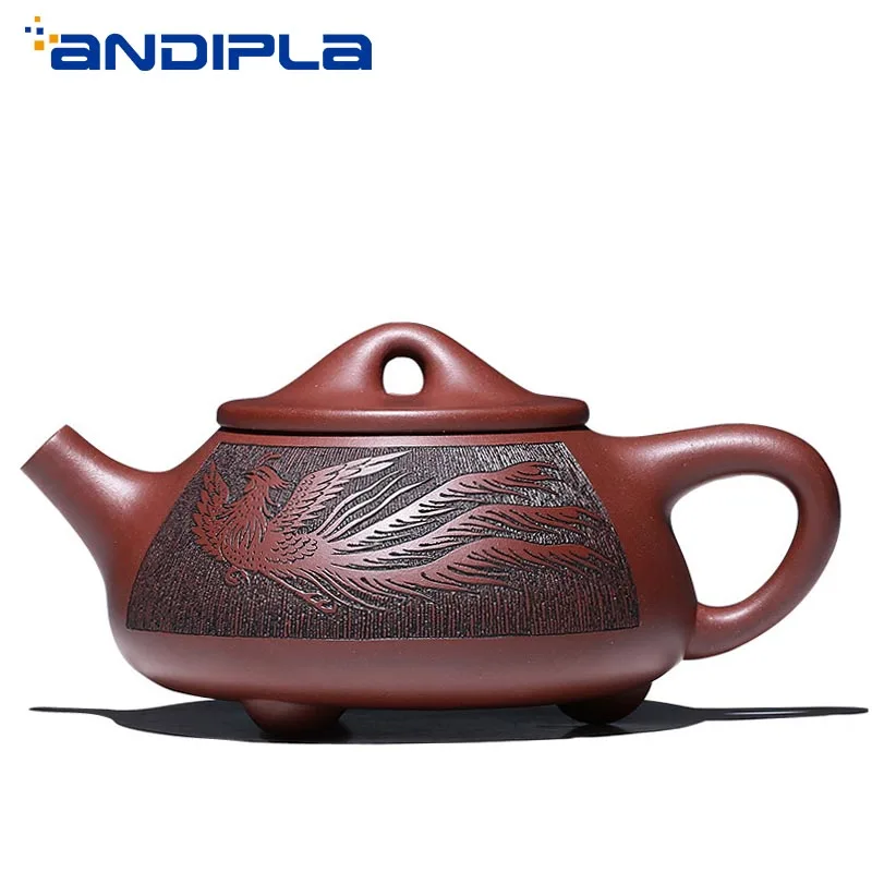470 куб. См подлинный исинский чайник мастер ручной работы Феникс Цзин Чжоу
