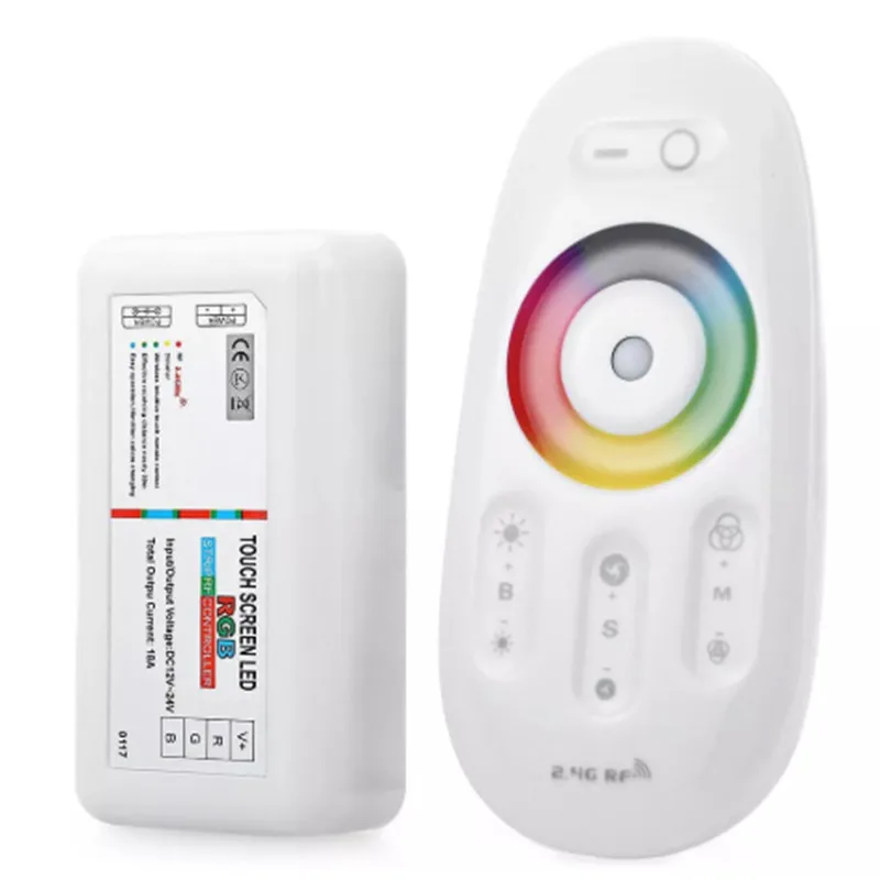 DC12-24V RGB светодиодный Управление 2 4G сенсорный Экран РЧ пульт дистанционного