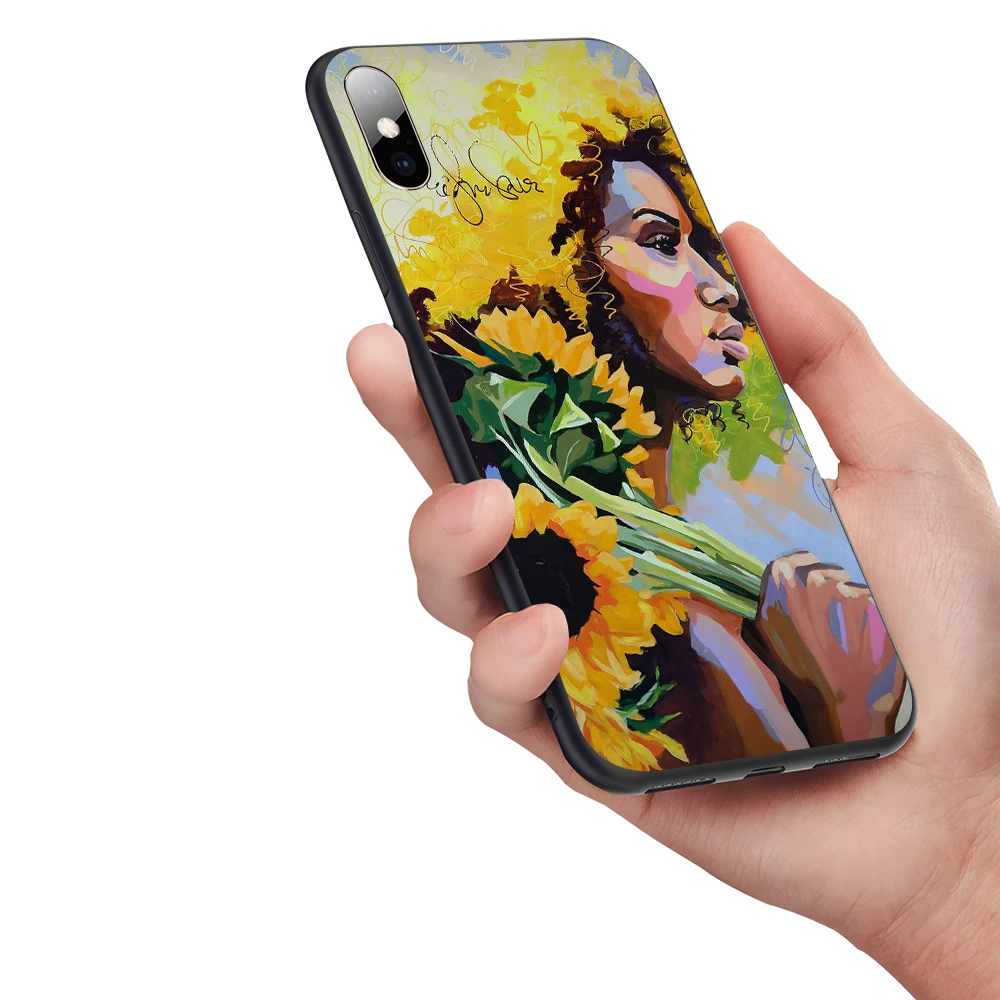 WEBBEDEPP Anette Tjaerby Gal чехол для телефона из ТПУ с рисунком афро волос OPPO A1 A3S A5s A7 A37 A57 A73