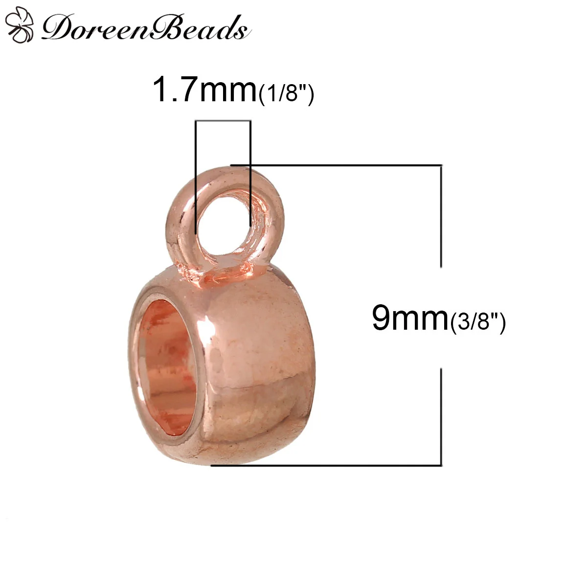 DoreenBeads бусины ручной работы цилиндрические Круглые Подвески цвета розового