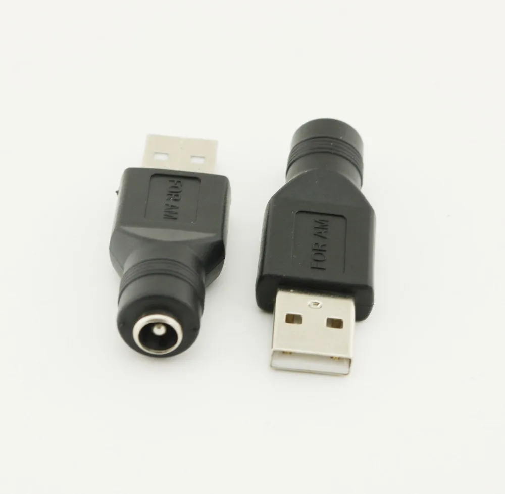 1 шт. USB 2 0 A папа к 5 мм x мама в постоянного тока адаптер соединитель|Компьютерные