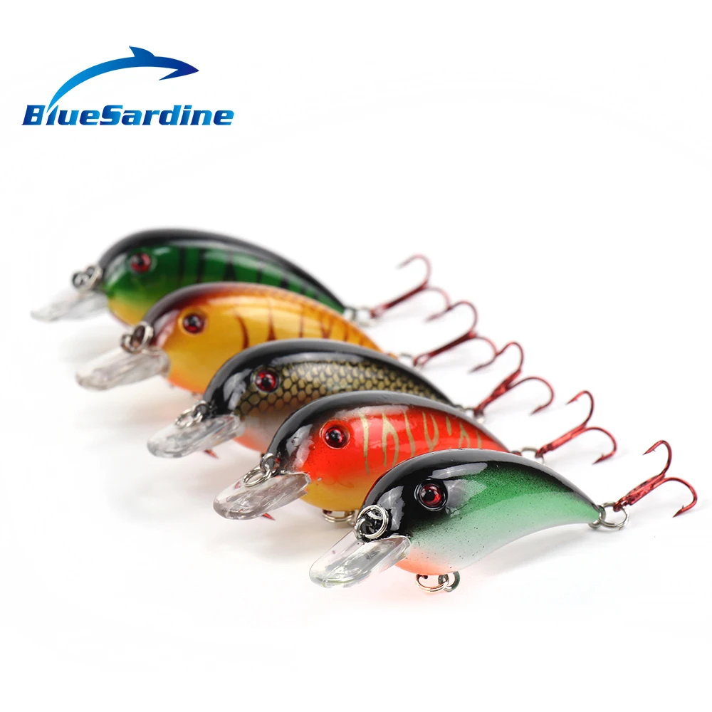 BlueSardine 5 шт. 7 6 г см кривошипная приманка рыболовная гольян жесткая пластиковая