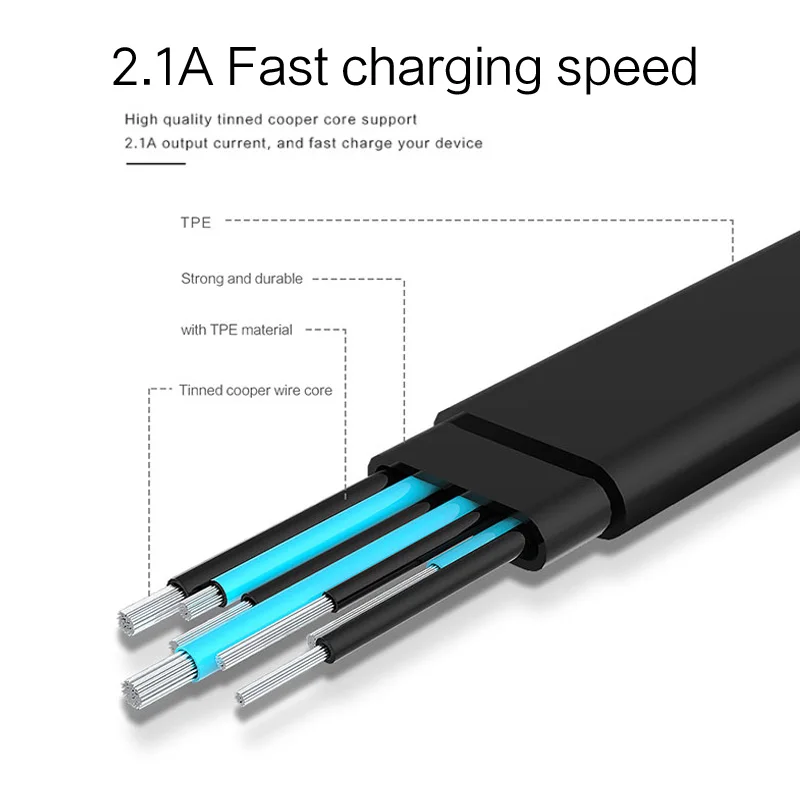 LINGCHEN Micro USB кабель 2A для быстрой зарядки Android мобильного телефона устройство