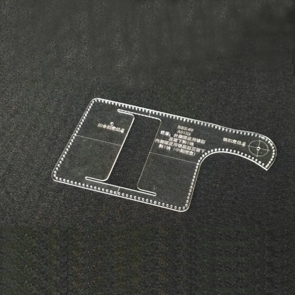 1 шт./лот сделай сам акриловый кошелек кожаный шаблон ручная работа ремесло узор