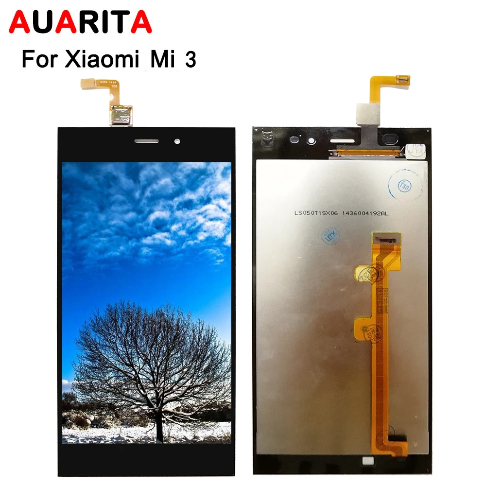 ЖК дисплей для XiaoMi 3 xiaomi mi mi3 xiaomi3 экран Сенсорная панель дигитайзер с рамкой