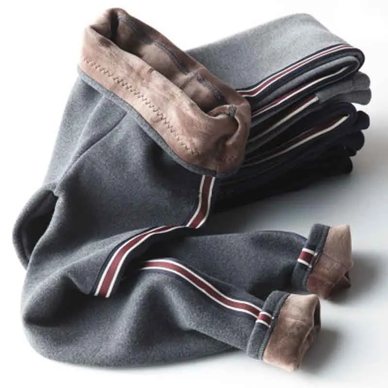 

NORMOV/женские зимние хлопковые леггинсы, теплые бархатные флисовые леггинсы с высокой талией, сексуальные повседневные однотонные леггинсы ...