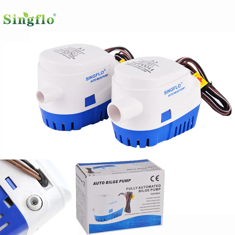 Singflo автоматический 600 GPH 12V погружной морской электрический лодочный Трюмный