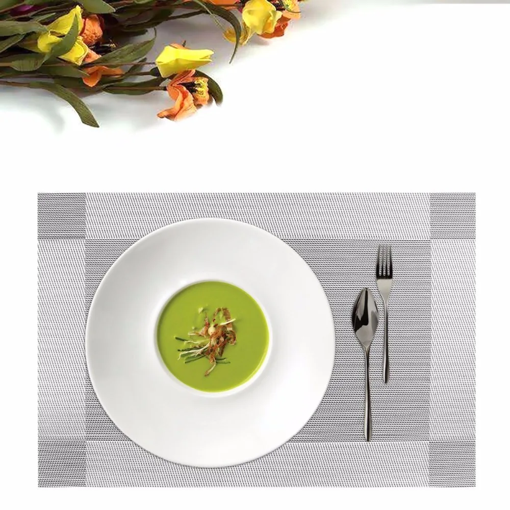 Мода 1 шт. Новый ПВХ диагональная рамка салфетки изоляция Западный обеденный стол