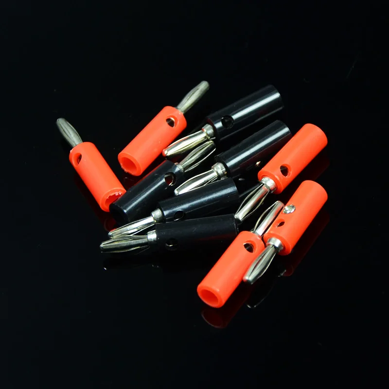 Соединительный звуковой сигнал 4 мм соединительный провод коннектор красный