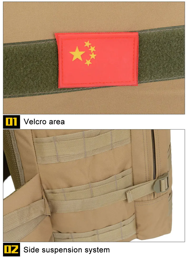 50л походный рюкзак тактический рюкзак военный Molle рюкзаки походная уличная сумка Mohila армейские спортивные сумки треккинговые XA660WA