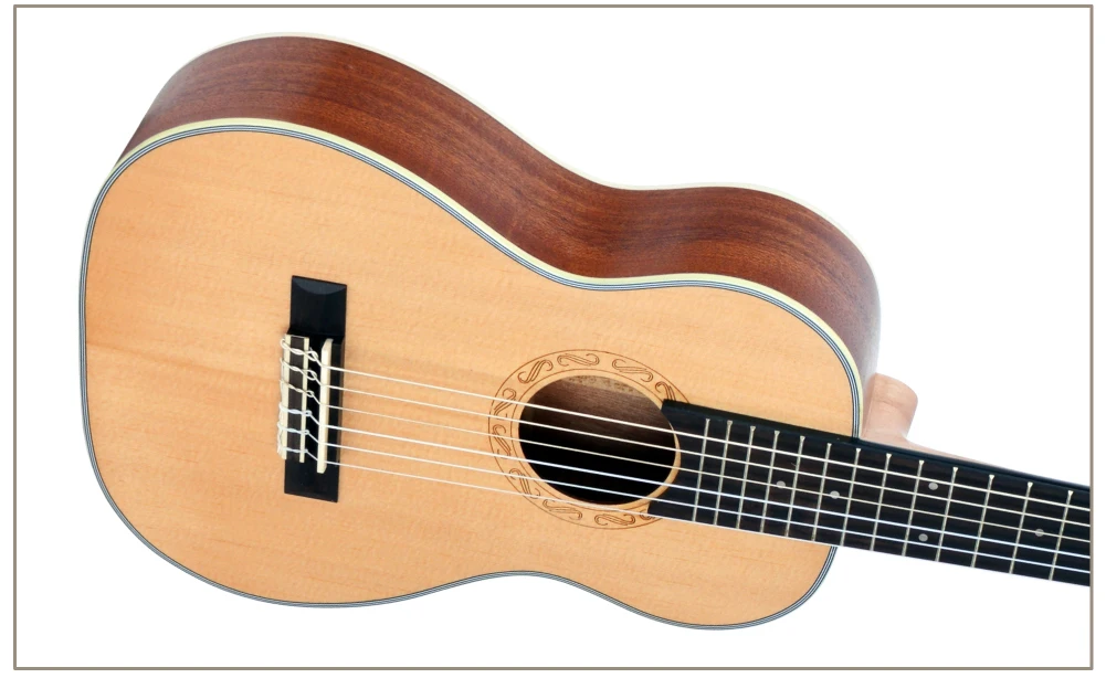 Guitalele Guilele 30 дюймов Ель Guitalele Мини электрическая Baritone Акустическая гитара 6 струн Ukelele пикап туристическая гитара