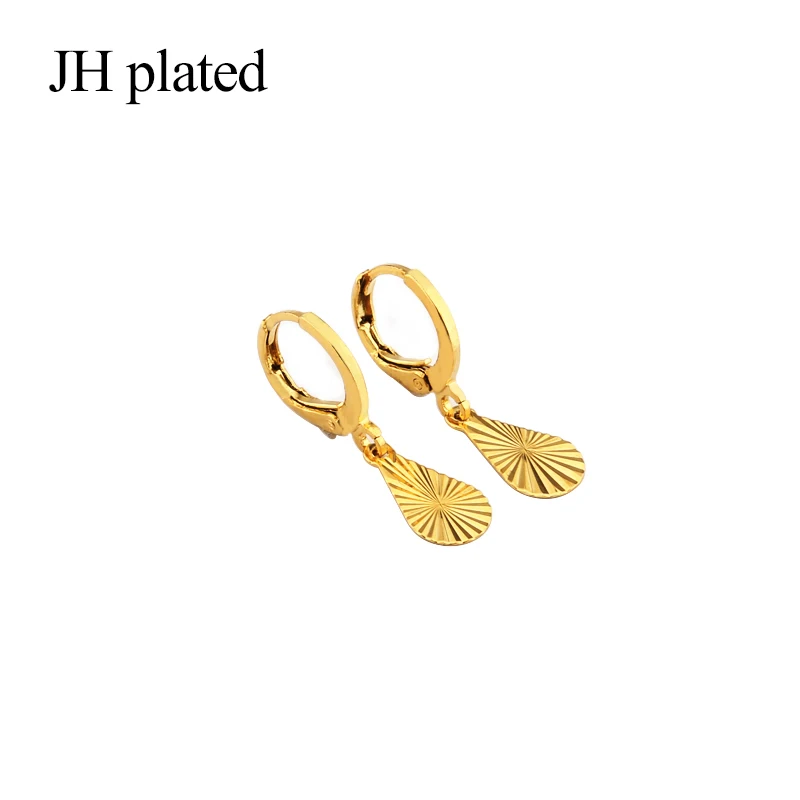 JHplated женские новые золотые маленькие серьги подвеска ювелирные изделия подарок