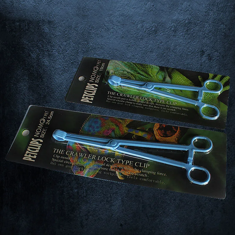 2017 Террариум для рептилий ящериц пластиковые щипцы пинцет кормления домашних