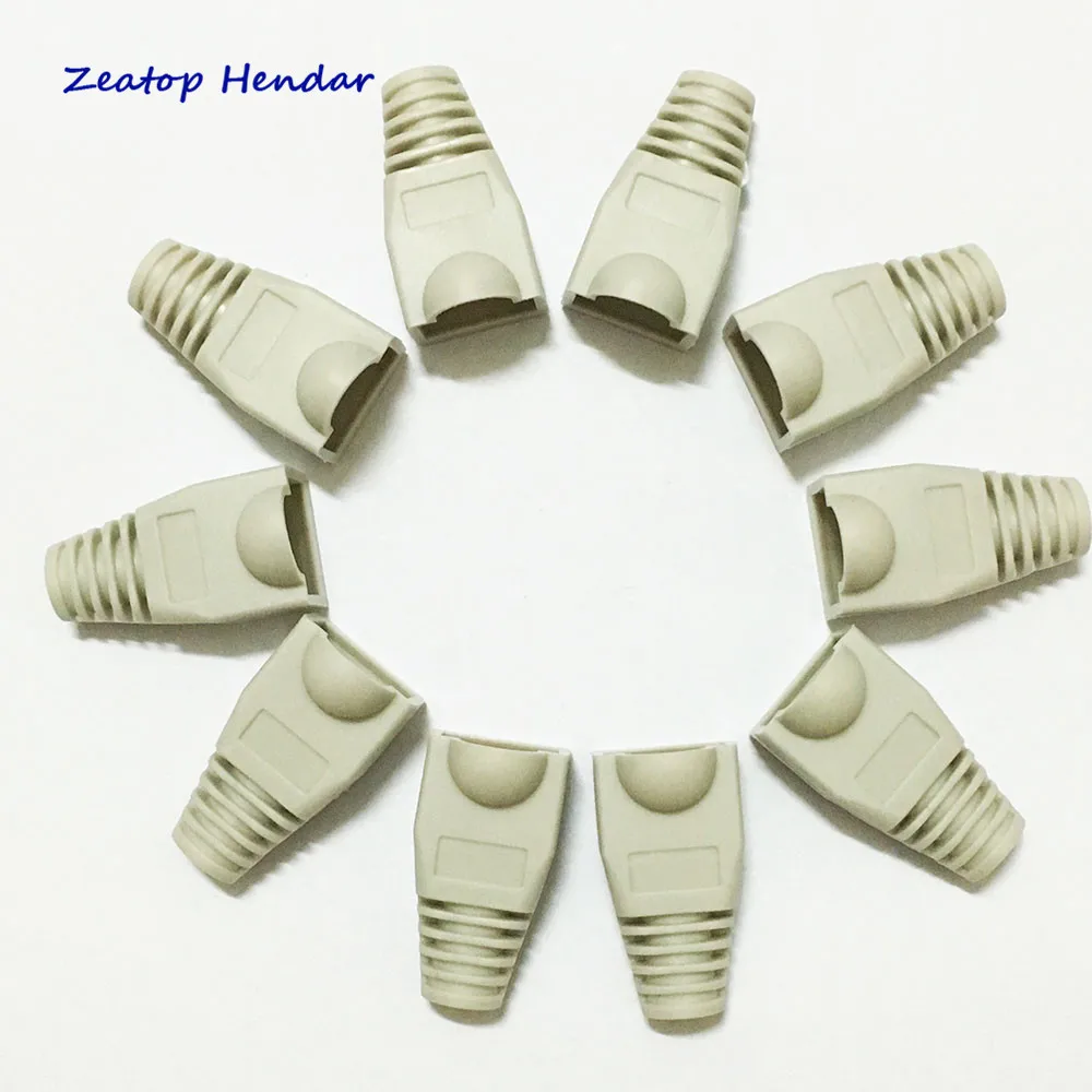 10 шт. CAT5E CAT6 RJ45 Разъемы Ethernet сетевой кабель снятие натяжения гнездо сапоги