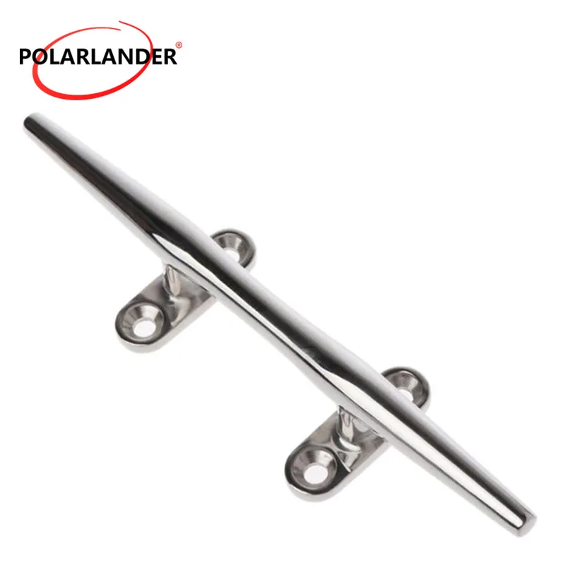 

Base Boat Lock bolt Bollard Yacht Stainless Steel Deck Rope 8" Marine Hardware Marine sailing Cleat