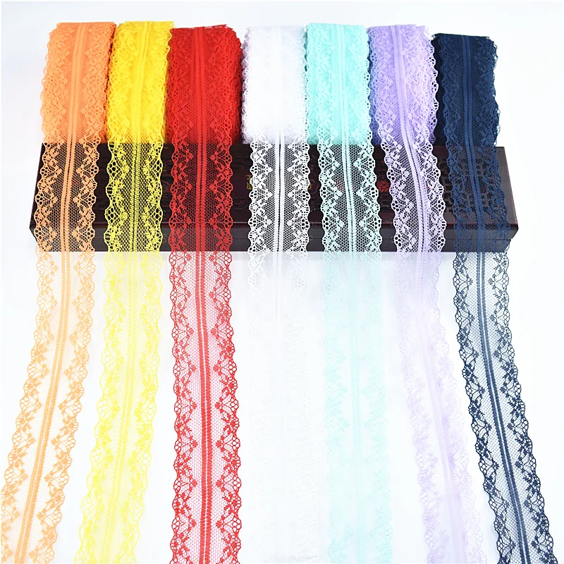 10yard african lace fabric Black Ribbon3.8CM DIY nigerian embroidery net holiday decorations clothing Trim | Дом и сад