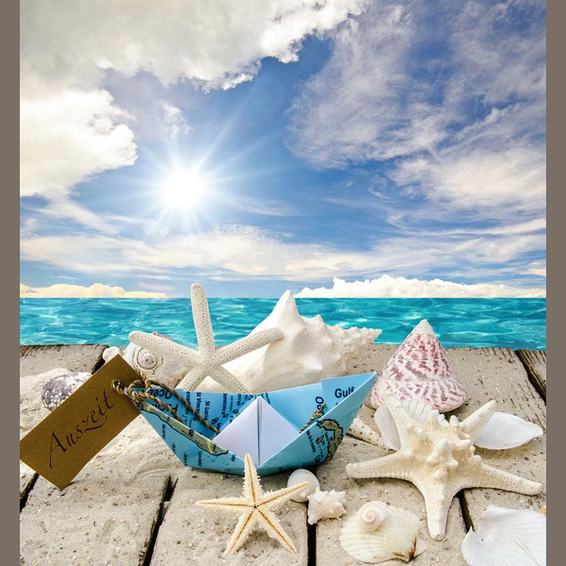 5D алмазная живопись сделай сам вышивка морской пейзаж круглая Алмазная мозаика