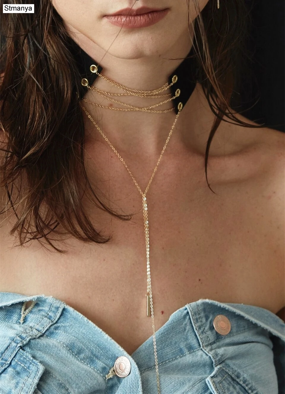 

Лидер продаж, новый стиль, модное ожерелье и кулоны, ожерелье, костюм, массивное ожерелье-чокер для женщин N1074