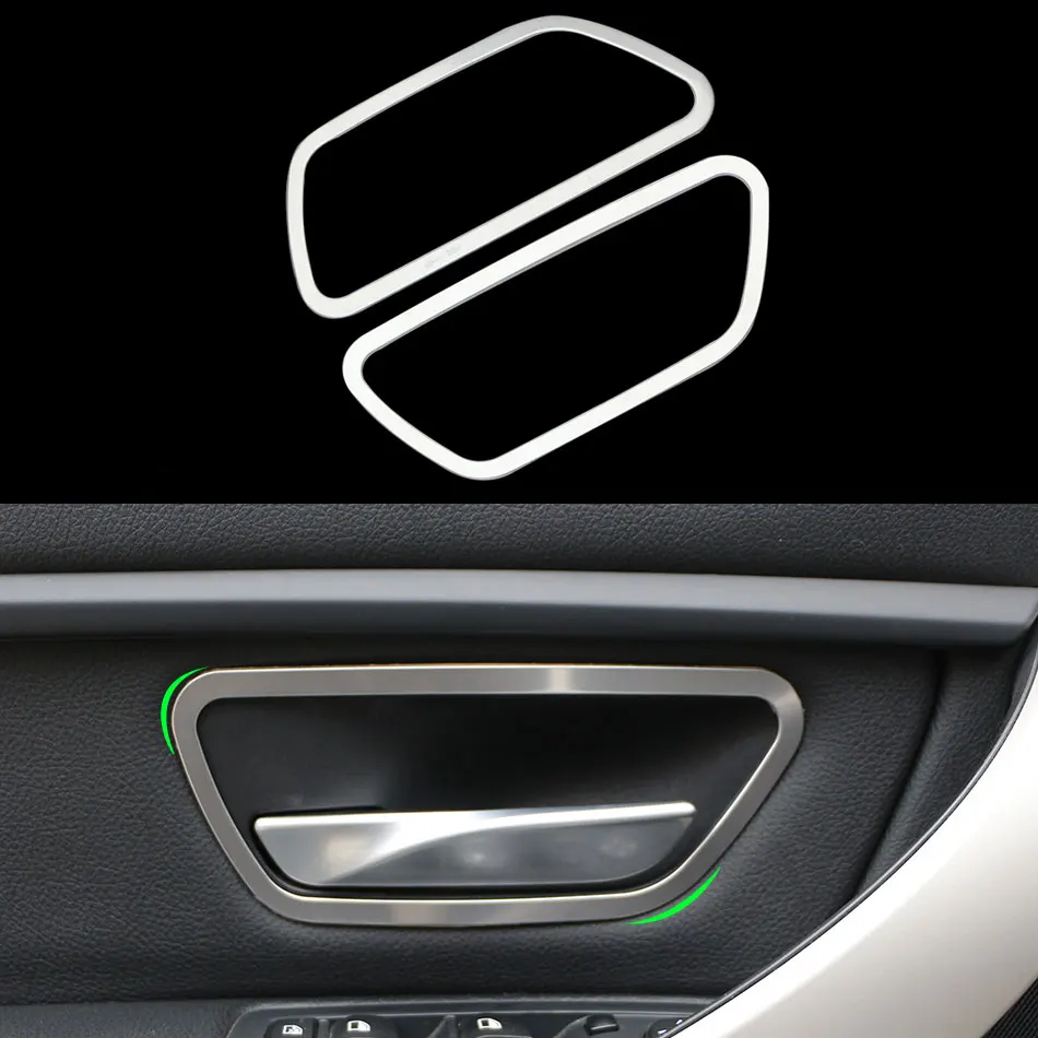 4 шт./компл. нержавеющая сталь Автомобильная крышка внутренней дверной ручки