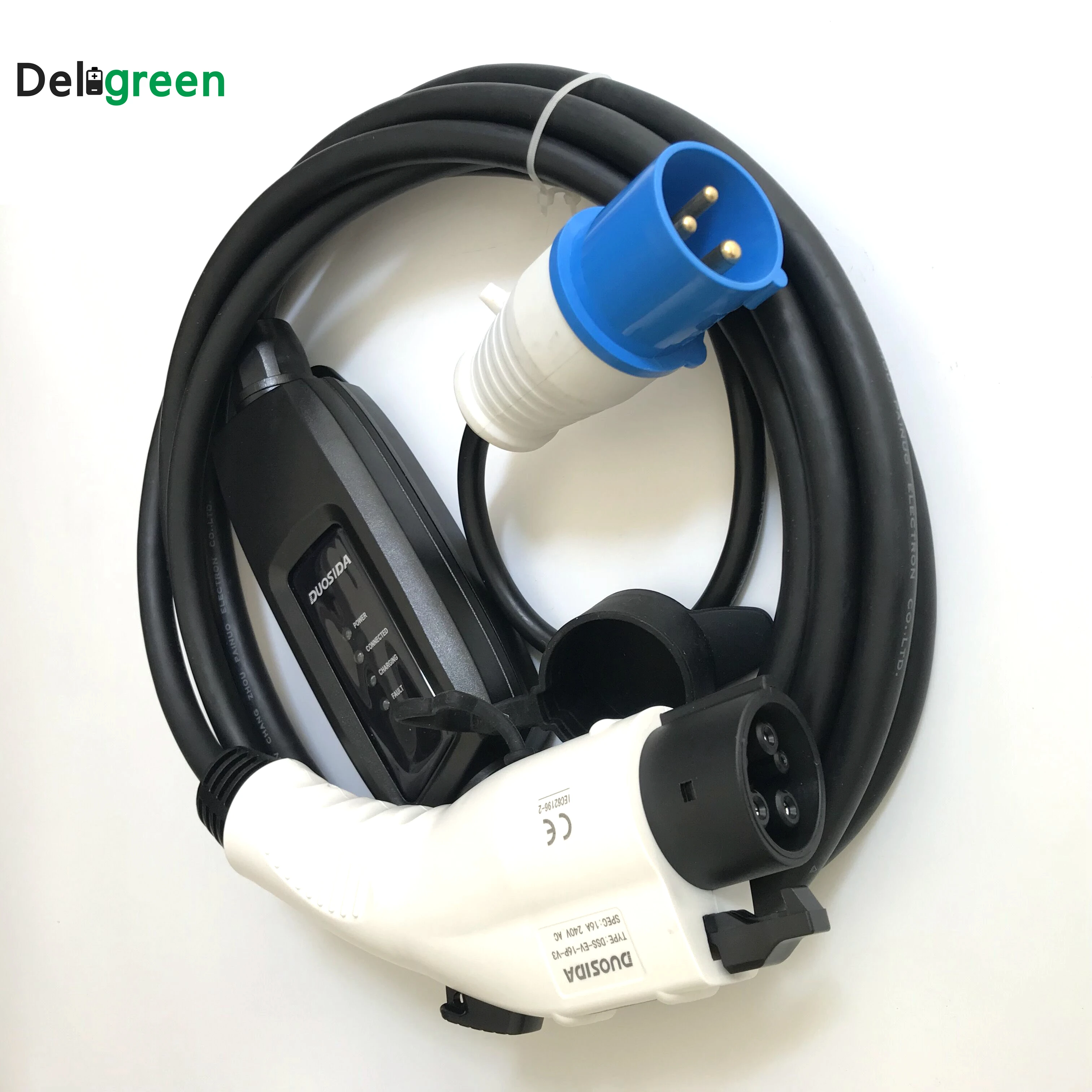 Duosida EVSE Type1 16A Wallbox Mode J1772 EV контроллер с 5 м зарядным кабелем Blue CEE | Электроника