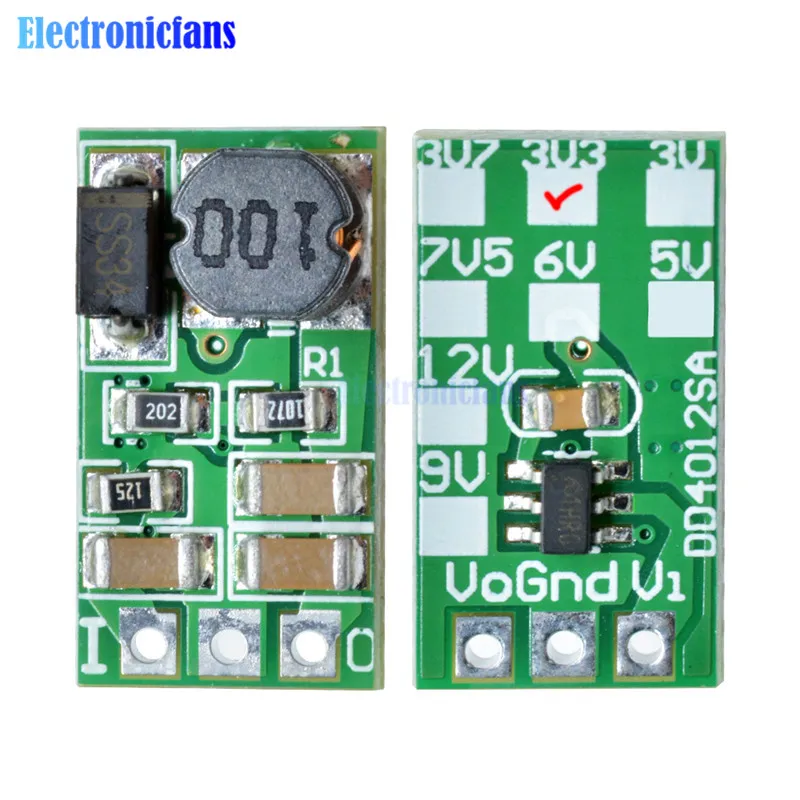 Понижающий преобразователь напряжения 5-40 в пост. Тока на 3 В 7 5 6 9 12 модуль