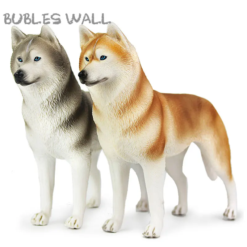 Bubles Wall сибирская модель Хаски модели животных экшн фигурки и игрушки подарок для