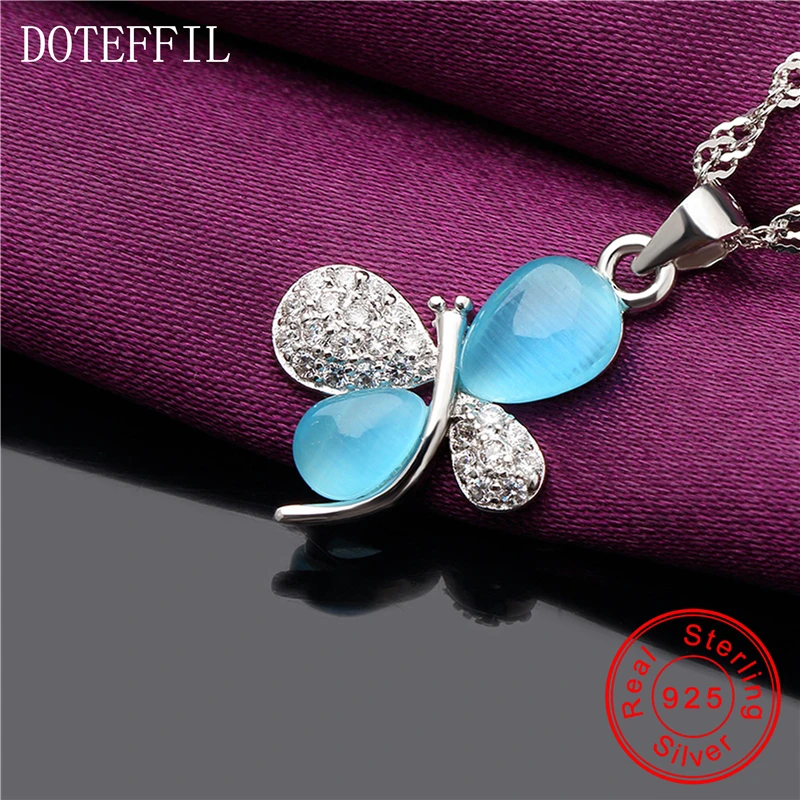 Женское серебряное ожерелье с подвеской в виде стрекозы AAAA роскошное ювелирное