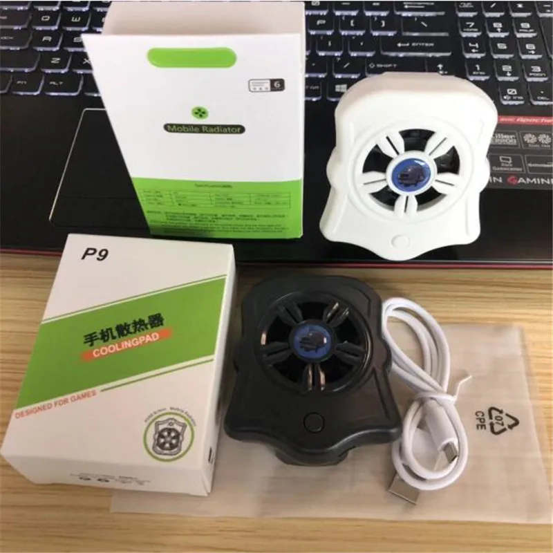 

Universal Portable Mobile Phone USB Cooling Cooler Fan Gamepad Game Gaming Shooter Mute Radiator Controller Heat Sink