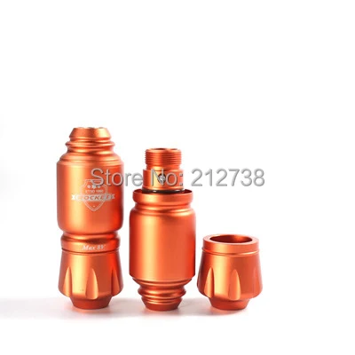 Orange Татуировка ручка с коротким размером мощный мотор для лайнера и затенения роторный пулемет - Цвет: Orange