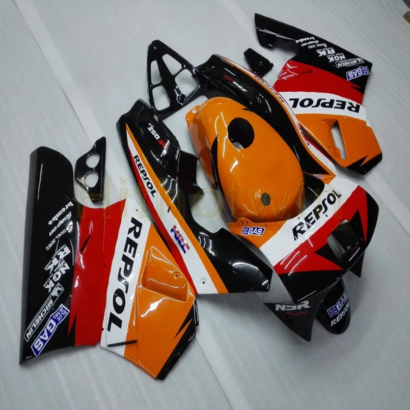 

Изготовленный На Заказ обтекатель мотоцикла для NSR250R MC18 1988 1989 моторных панелей + винты оранжевого цвета M2