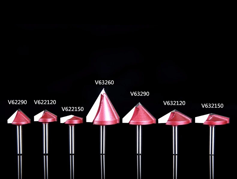 Фреза для гравировки с чпу 6 мм 60 90 120 150 градусов фреза деревообработки