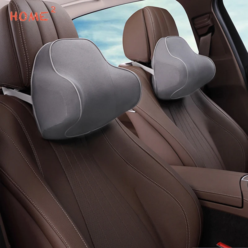 

Car Headrest Memory Foam Seat Head Neck Pillow Auto Seat Massage Cushion Cover for Mazda Peugeot Volkswagen BMW KIA Car Styling