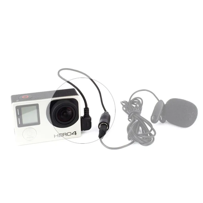 3 5 мм микрофонный адаптер GoPro стерео микрофон мини USB кабель передачи данных