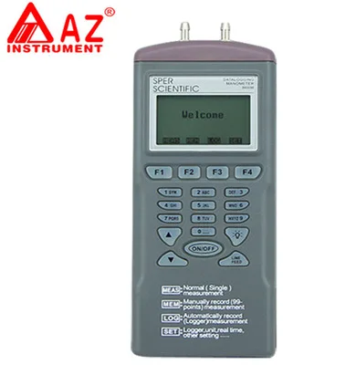 

AZ9632 Digital LCD Dataloggers With Programmer AZ Differential Pressure Tester Meter Handy Pressure Datalogger 2Psi AZ-9632