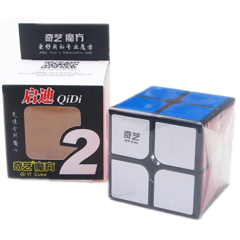 QIYI 2X2X2 профессиональный Кубик Рубика 2 по Stickerless speed Cube 2x2 головоломка игрушки