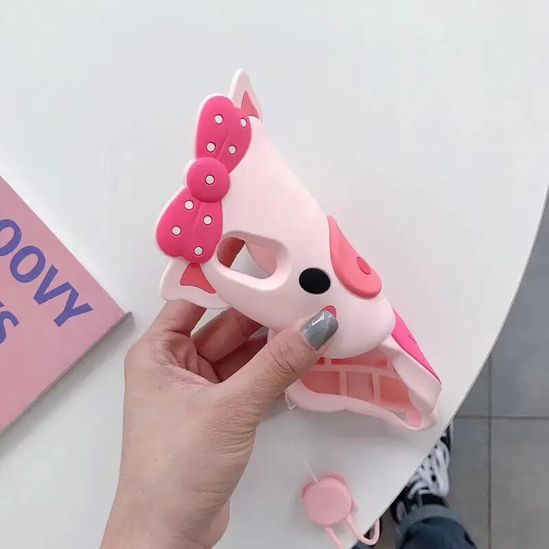 Zxtrby милый лук шнурок Любовь Свинья чехол для iPhone X XS XR XSMax 6s 7 8 Plus Мягкий