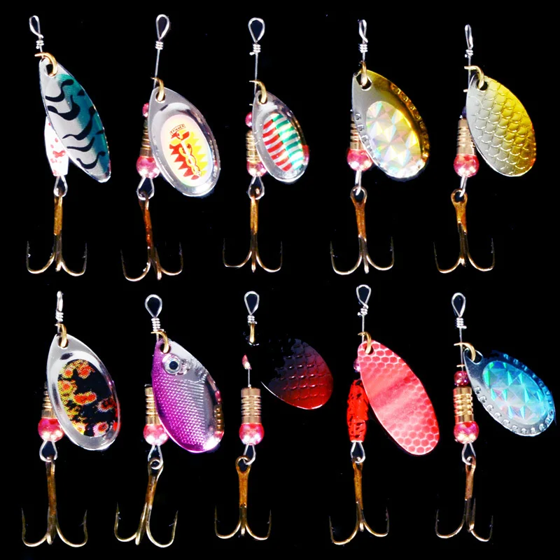 

5pcs/ lot Fishing Reel Lure Metal Lures Artificial Lures Hard Bait Fresh Water Bass Walleye Crappie Minnow Fishing Tackle