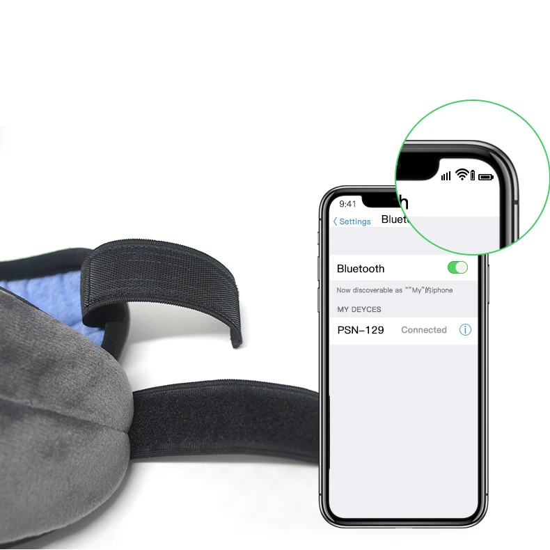 USB музыка сна маска для глаз беспроводные Bluetooth наушники Удобная моющаяся маска для глаз Смарт шумоподавление наушники