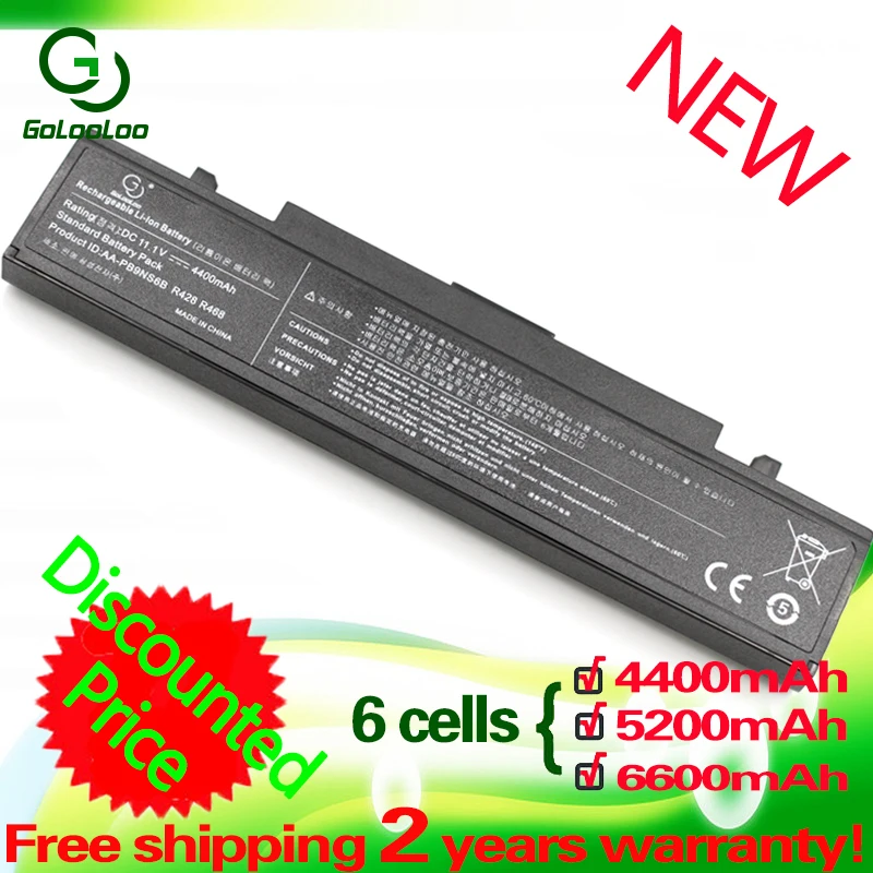 Golooloo 11 1 v Батарея для samsung AA PB9NC6B PB9NC5B R468 RV428 RC530 aa pb9nc6 np350e5c RF511 R425 np300v5a|laptop battery|laptop