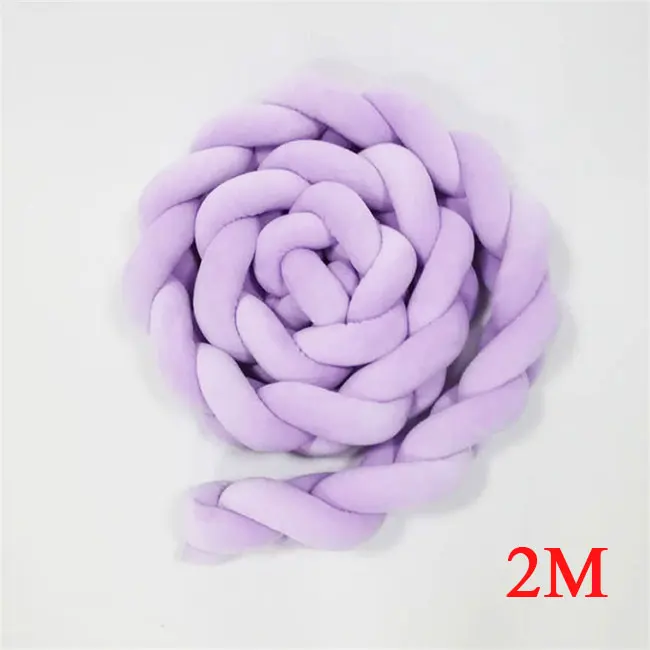 color6 - 2m 2 м Детская кровать бампер узел Подушка Детские спокойный сон куклы плюшевые игрушки для детей украшения для мальчиков кровать бампер детская комната украшение - Цвет: color6 - 2m