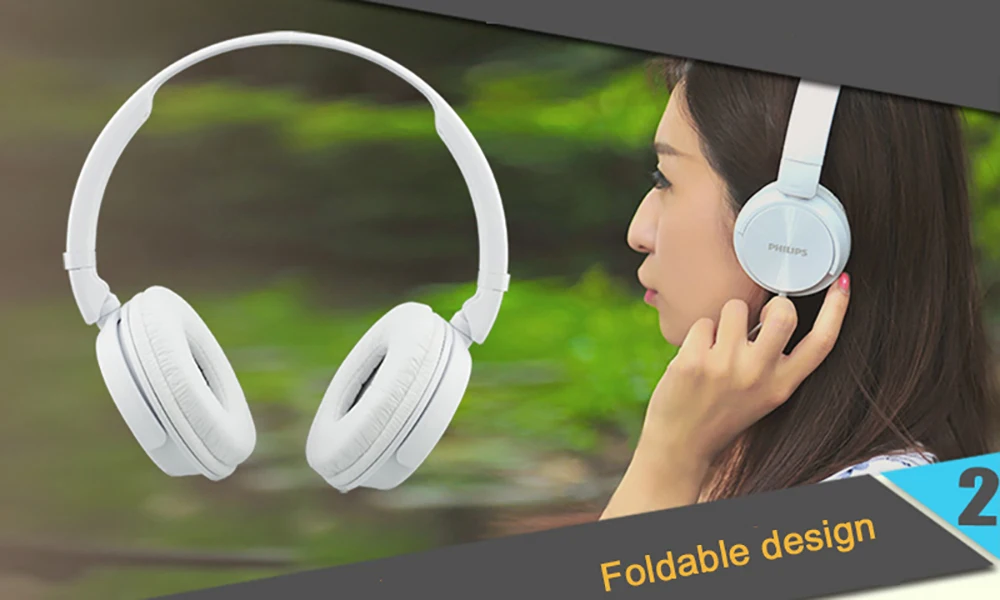 Проводные Наушники Philips SHL3060 с басом 3,5 мм разъем регулируемая повязка на голову музыка и фильм для Galaxy 8/8