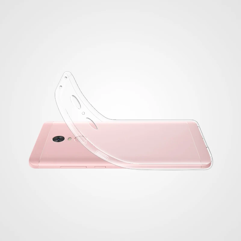 Телефонный чехол из прозрачного силикона для Xiaomi Redmi Note 4X силиконовый Прозрачный