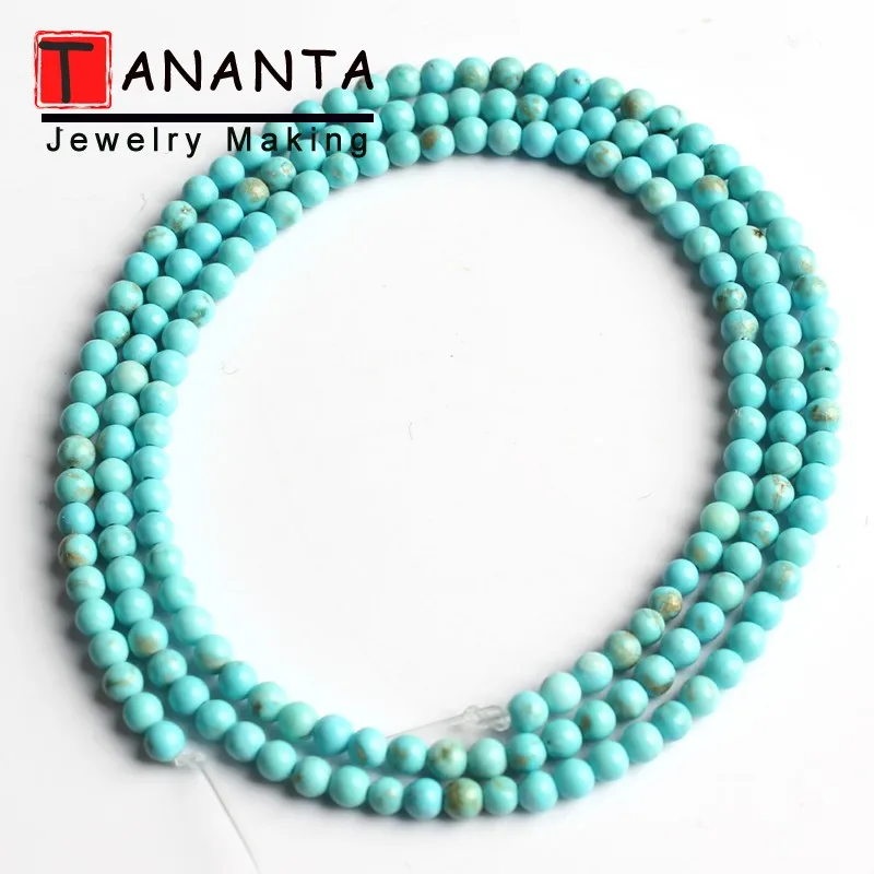 Green Turquoise Натуральный 2 мм гематит бирюза нефрит Агаты Кварцевый Камень Бисер для самостоятельного изготовления ювелирных изделий ожерелье браслет женские серьги 15 дюймов - Цвет: Green Turquoise