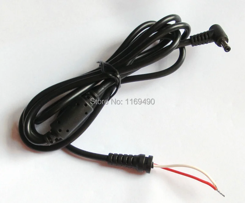 

10 pcs power DC 90 right angle 4.0x1.35mm + cable for ASUS Ultrabooks laptop adapter cord 1.2 Meter , Free shipping