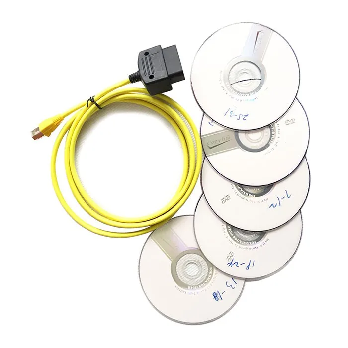 Кабель для передачи данных b mw ENET Ethernet к OBD 2 интерфейса|cable for bmw|obd interfaceobd |