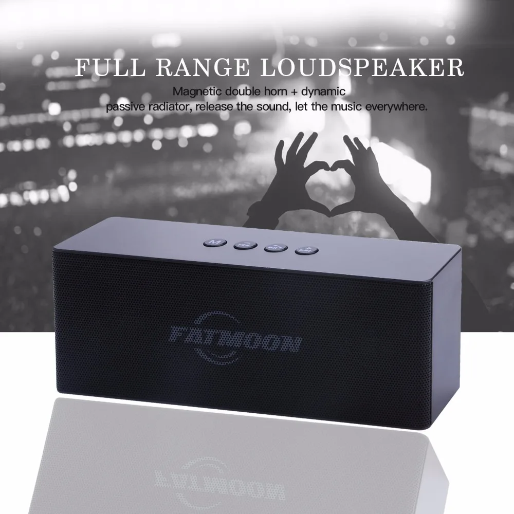Fatmoon D88 Портативный Bluetooth Динамик Беспроводной громкий Саундбар открытый mp3 плеер
