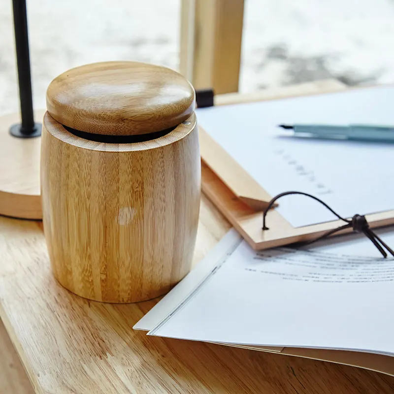 Креативный бамбуковый ящик для хранения закусок/чая натуральный экологически