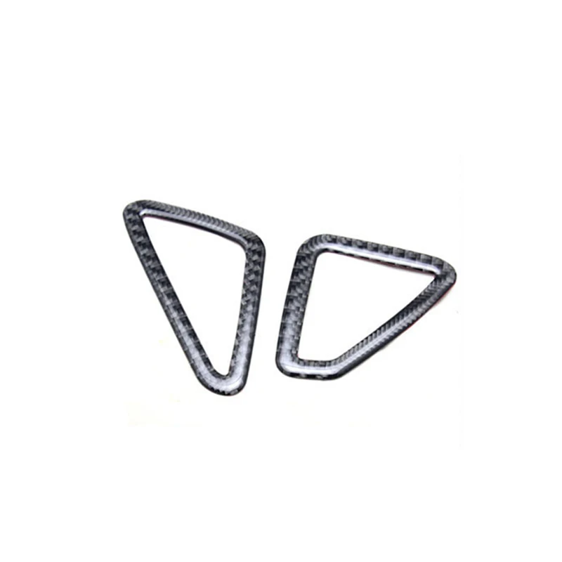 

car accessories 2x 100% Carbon Fiber Front Air Vent Outlet Frame Cover Trim For BMW X6 F16 2015-2017 & X5 F15 2014-2017