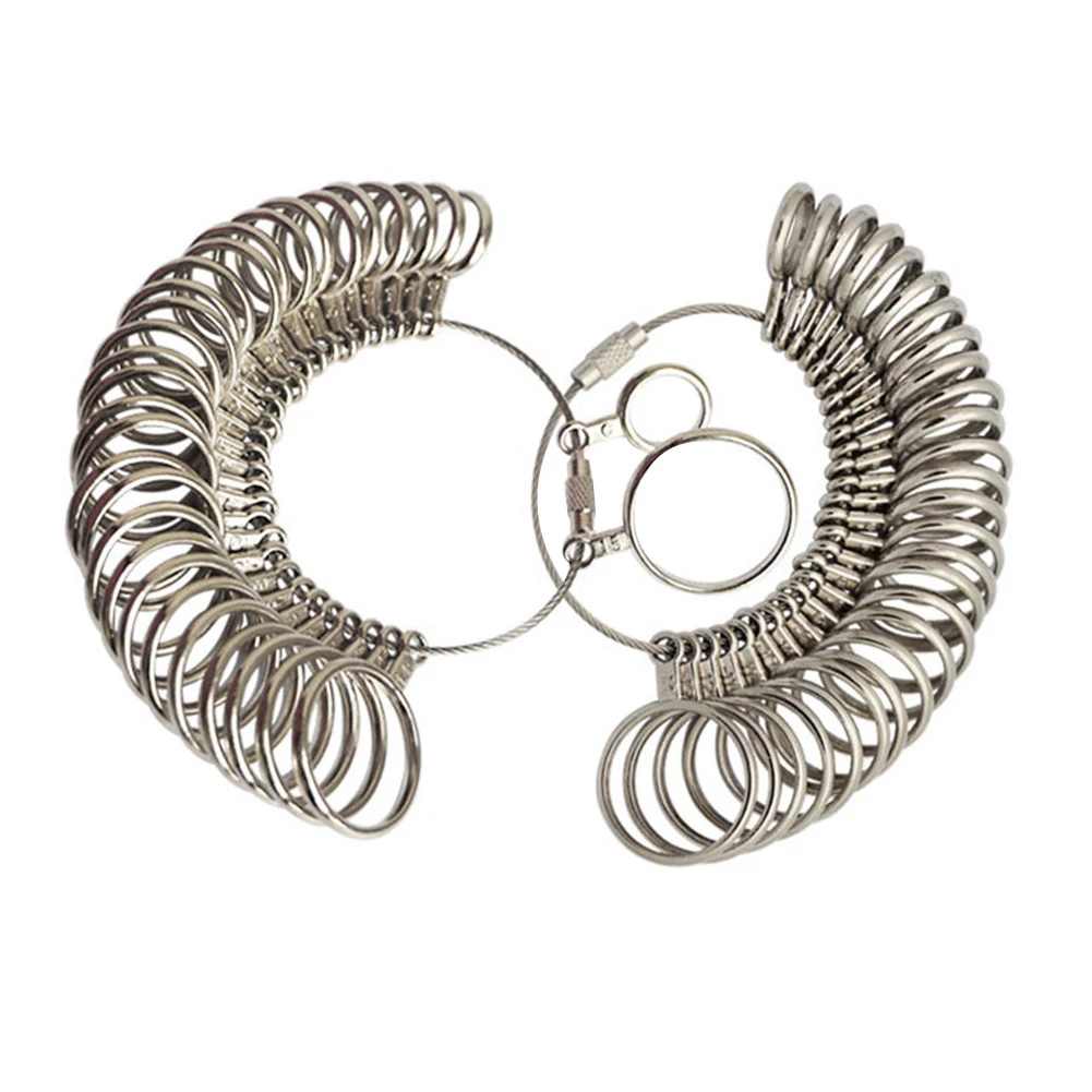 Hot US UK EU Metal Finger Ring Gauge Sizer Jewelry Making Size Measuring Tools Set Tool | Украшения и аксессуары