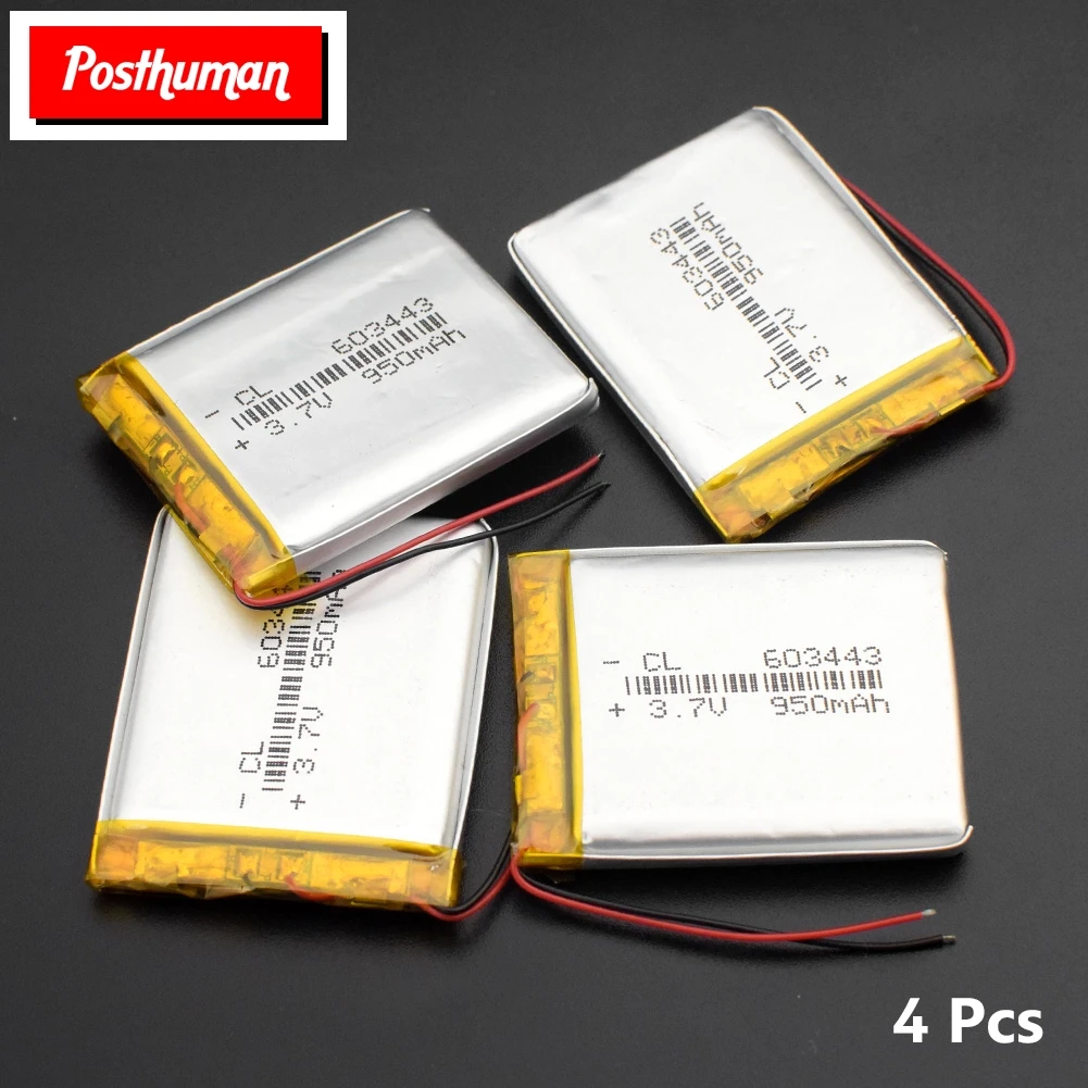 POSTHUMAN 603443 950mAh MP4 gps 063443 батарея энергии 3,7 V литий-полимерная батарея навигация электронные колонки Lipo батарея